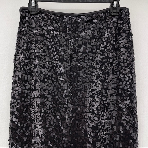 Bar III Sequin Pencil Midi Skirt with Tulle - Picture 7 of 10